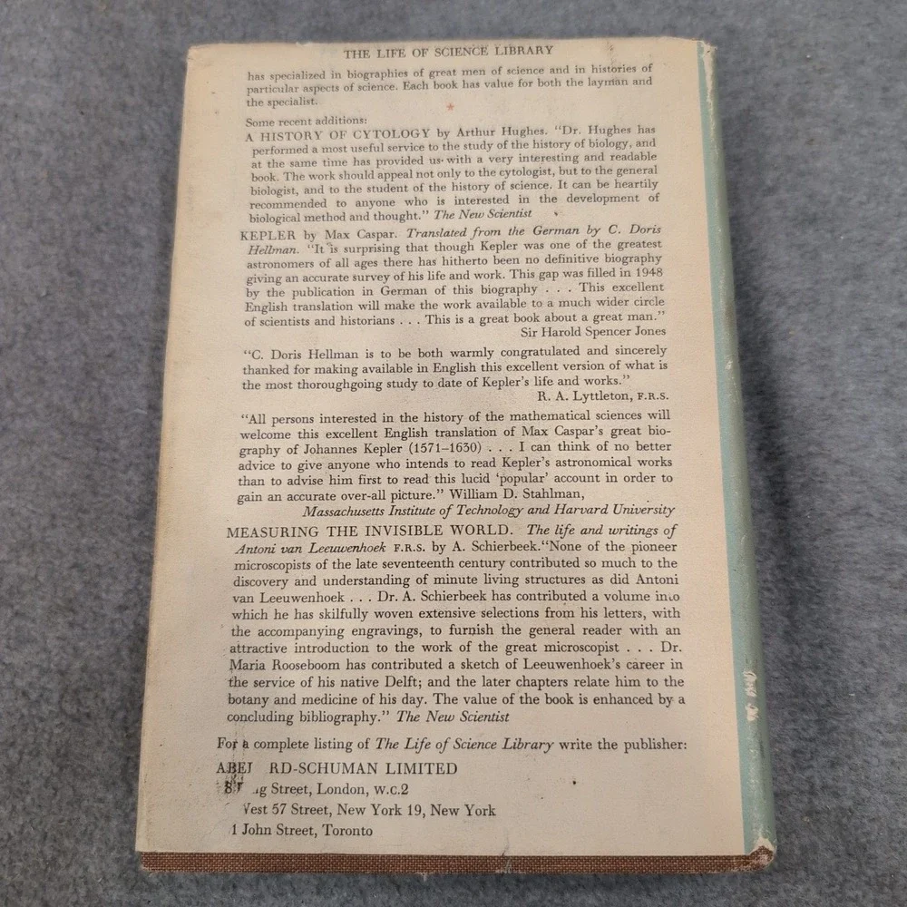 A History of Biology Charles Singer 1962 Revised Edition Hardcover Dust Jacket - Picture 10 of 10